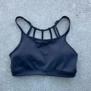 Athleta Max Out Sports Bra in Black size Small
